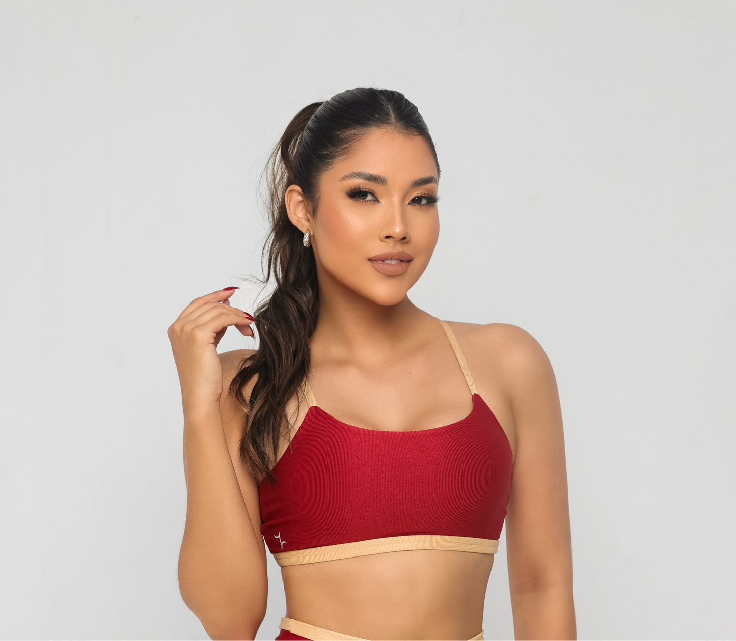 Vibrant Red Sport Bra