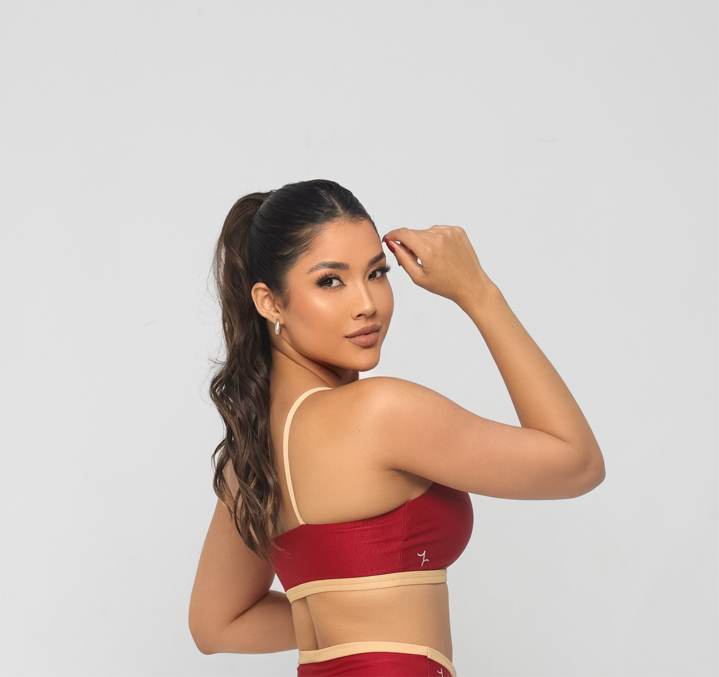 Vibrant Red Sport Bra